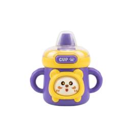 Face Changing Milk Bottle - Purple